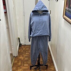 H&M Women's Gray Hoodie Jumpsuit